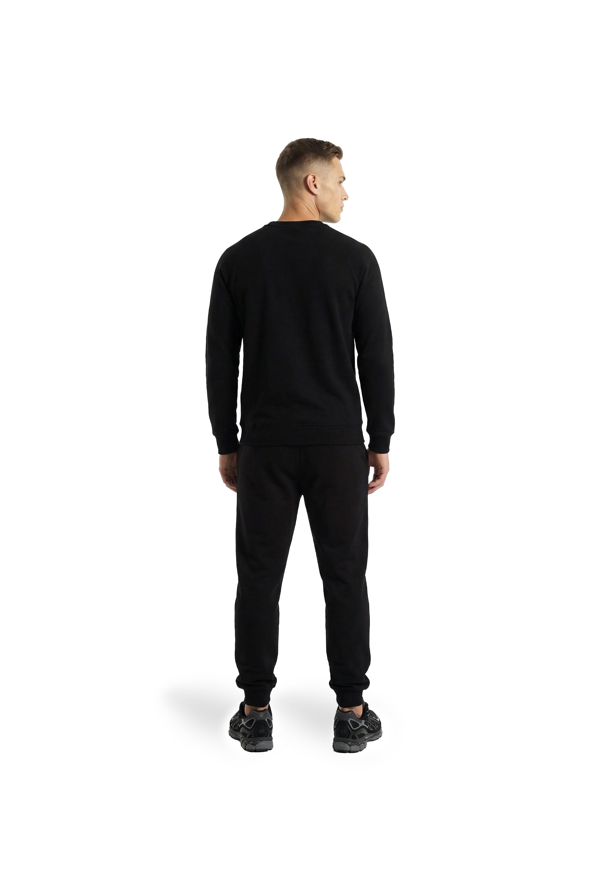 Malelions Sport Logo Raglan Sweater | Black