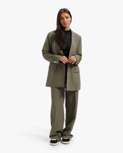 Malelions Women Hidden Amazon Blazer | Army Green
