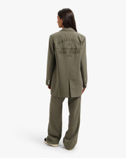Malelions Women Hidden Amazon Blazer | Army Green