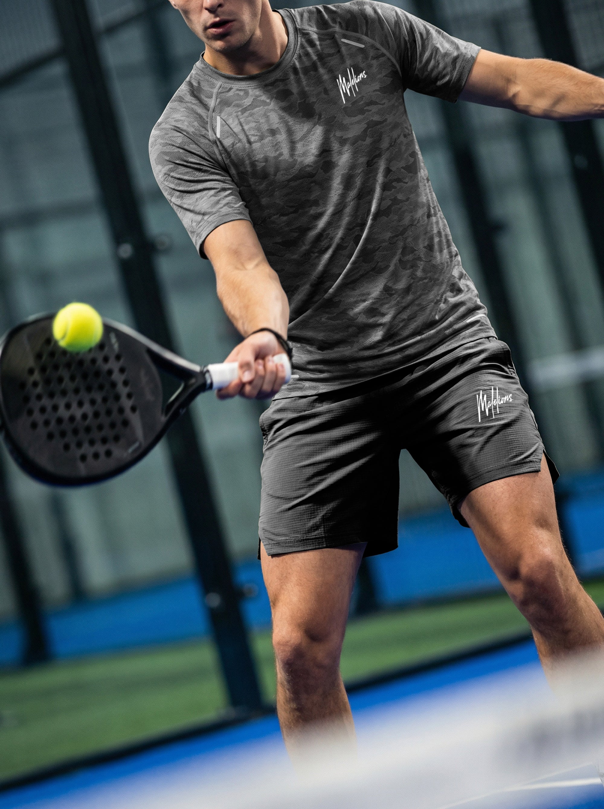 Malelions Sport Padel Deuce T-Shirt | Black