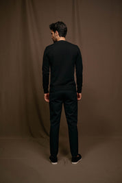 Malelions Premium Merino Sweater | Black