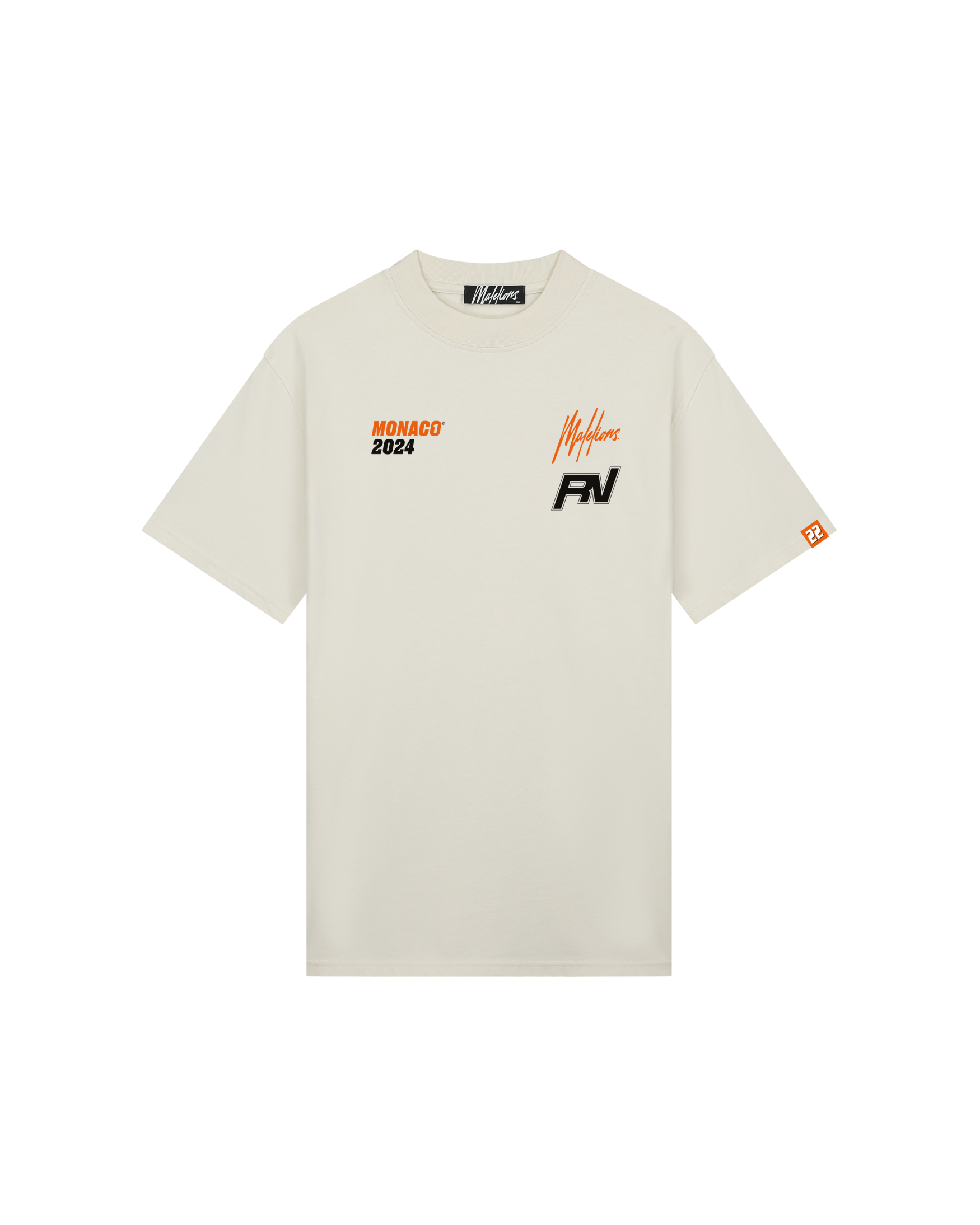  Malelions x Richard Verschoor Pole Position T-Shirt | Off White