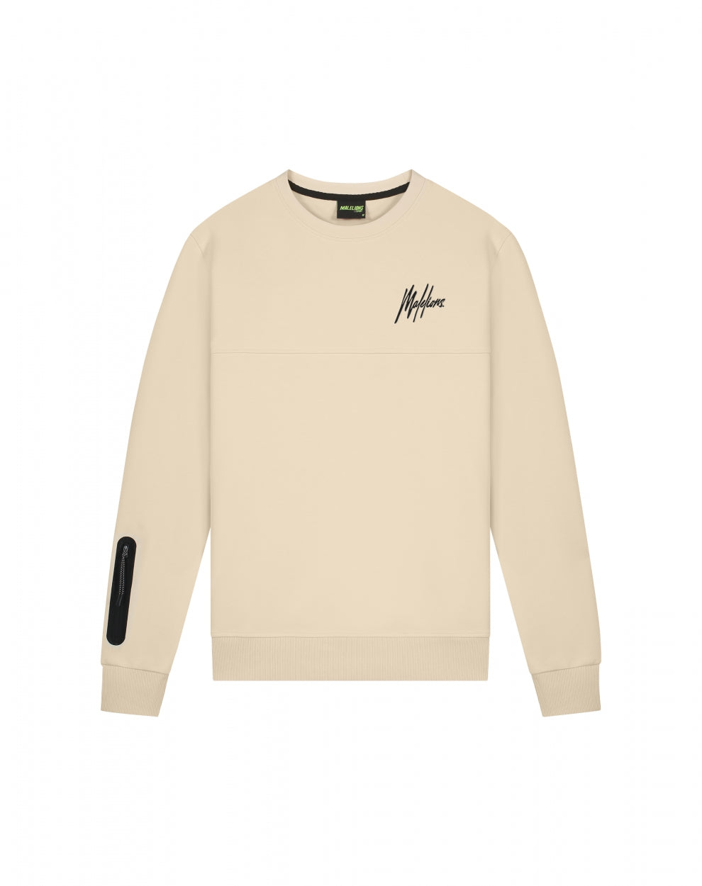  Malelions Sport Counter Crewneck | Sand