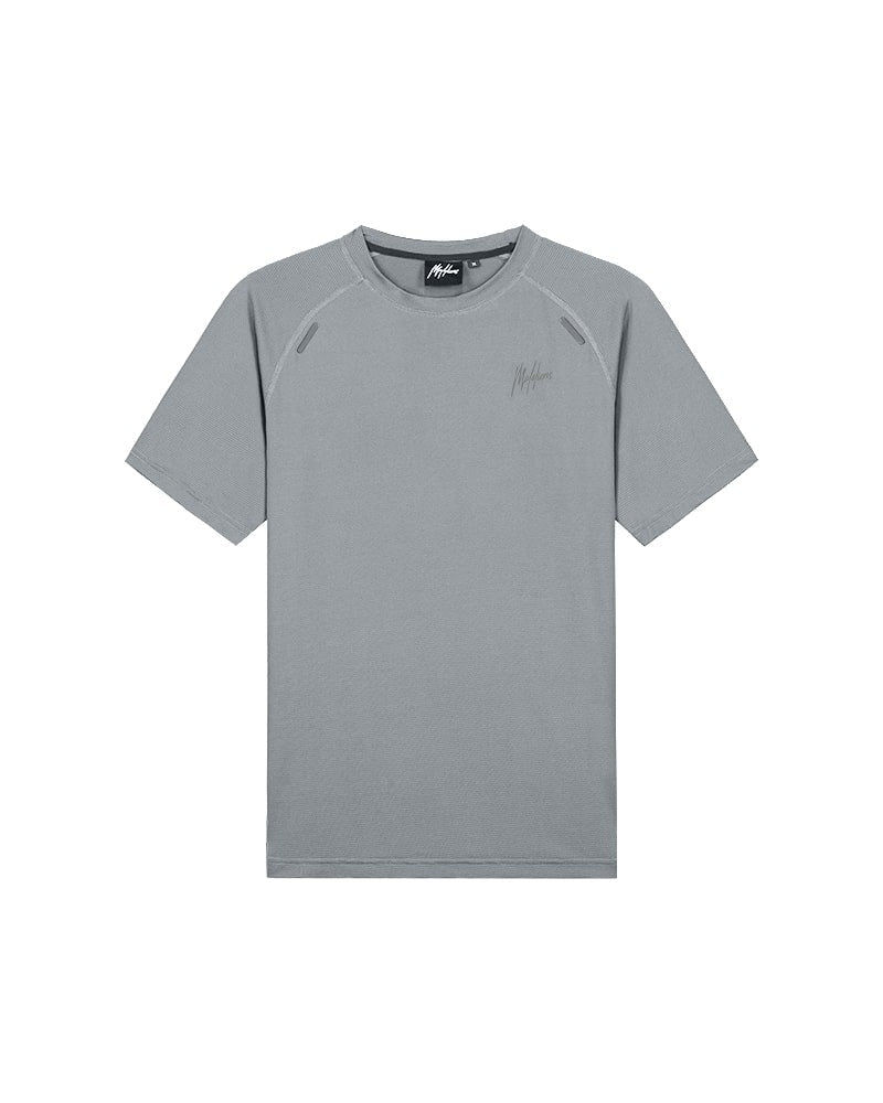  Malelions Padel Hexagon T-Shirt | Grey