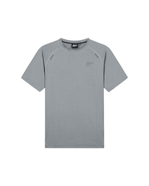 Malelions Padel Hexagon T-Shirt | Grey