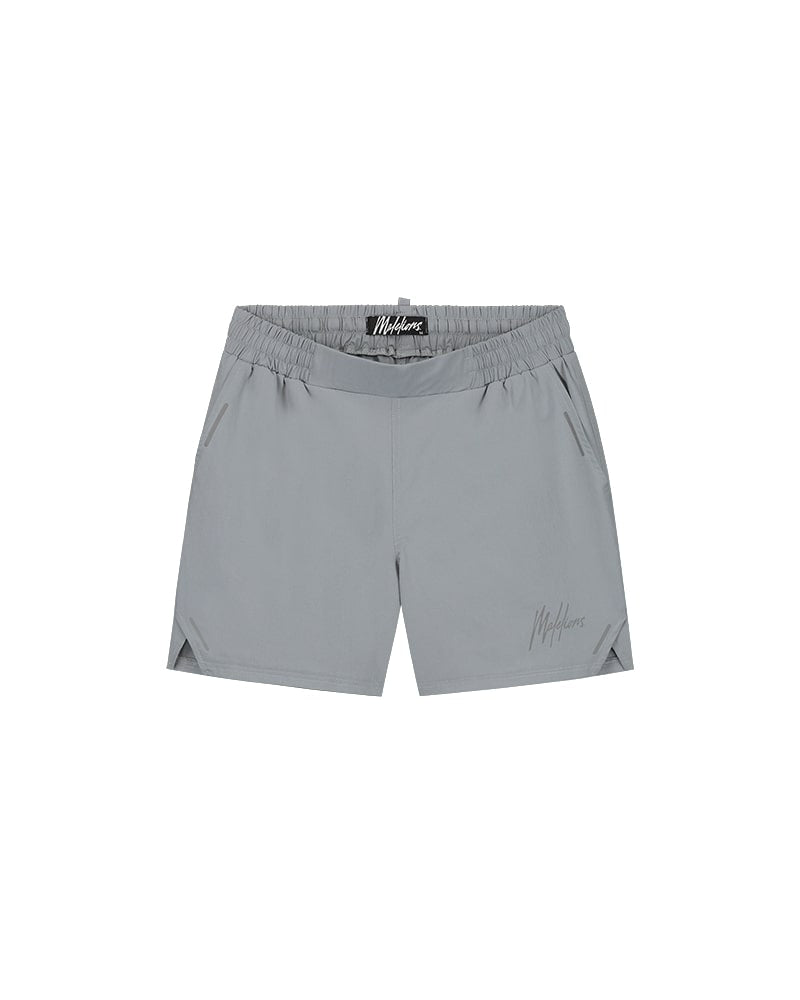  Malelions Padel Hexagon Shorts | Grey