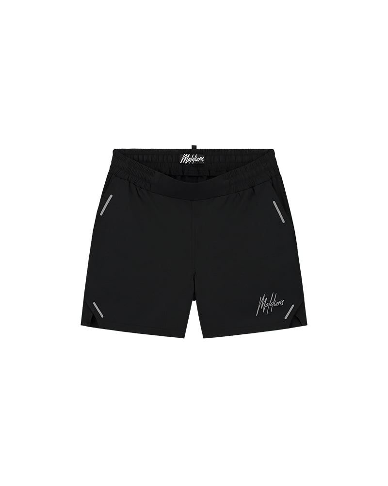  Malelions Padel Hexagon Shorts | Black