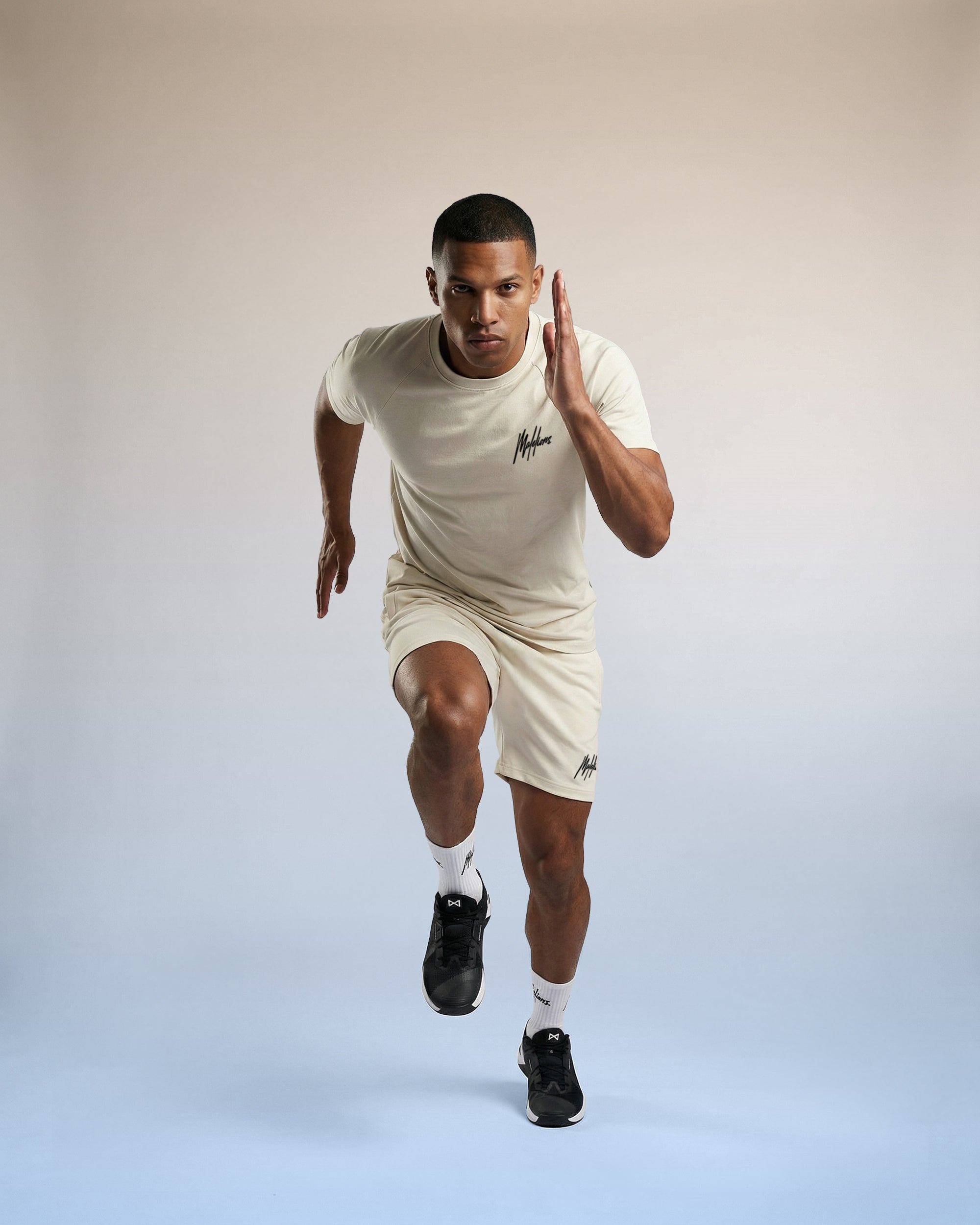 Malelions Sport Logo Raglan T-Shirt | Off-White