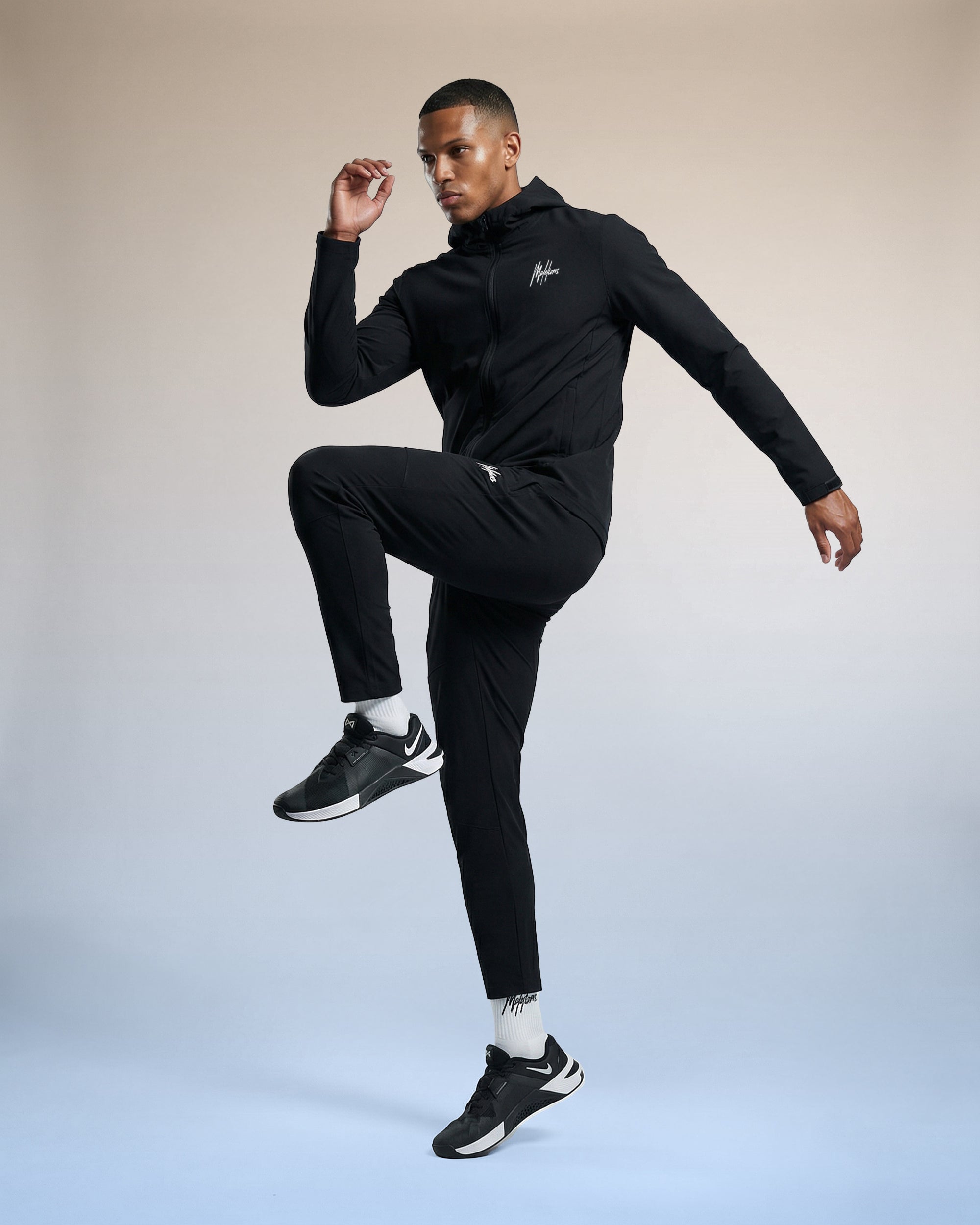 Malelions Sport Running Jacket | Black