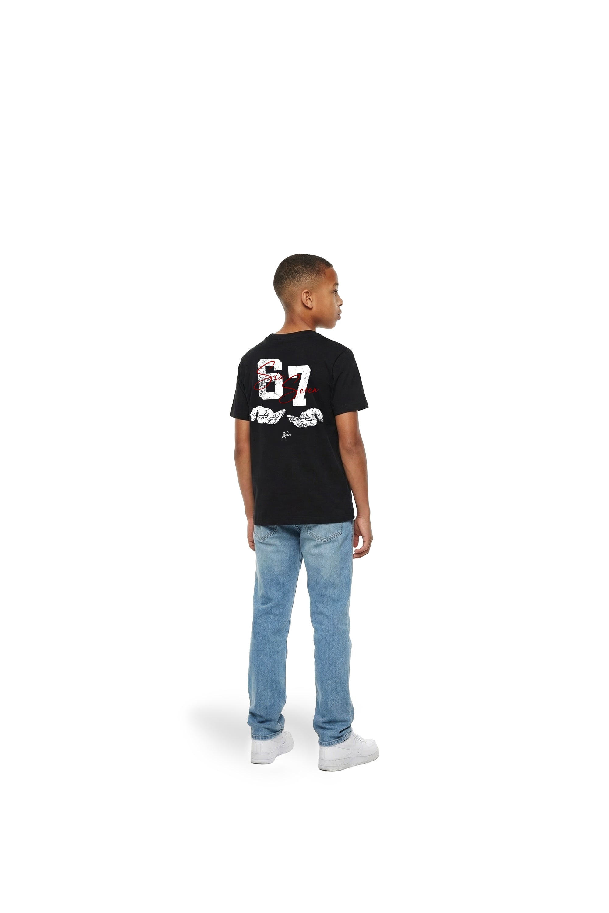 Malelions Junior Six Seven T-Shirt | Black