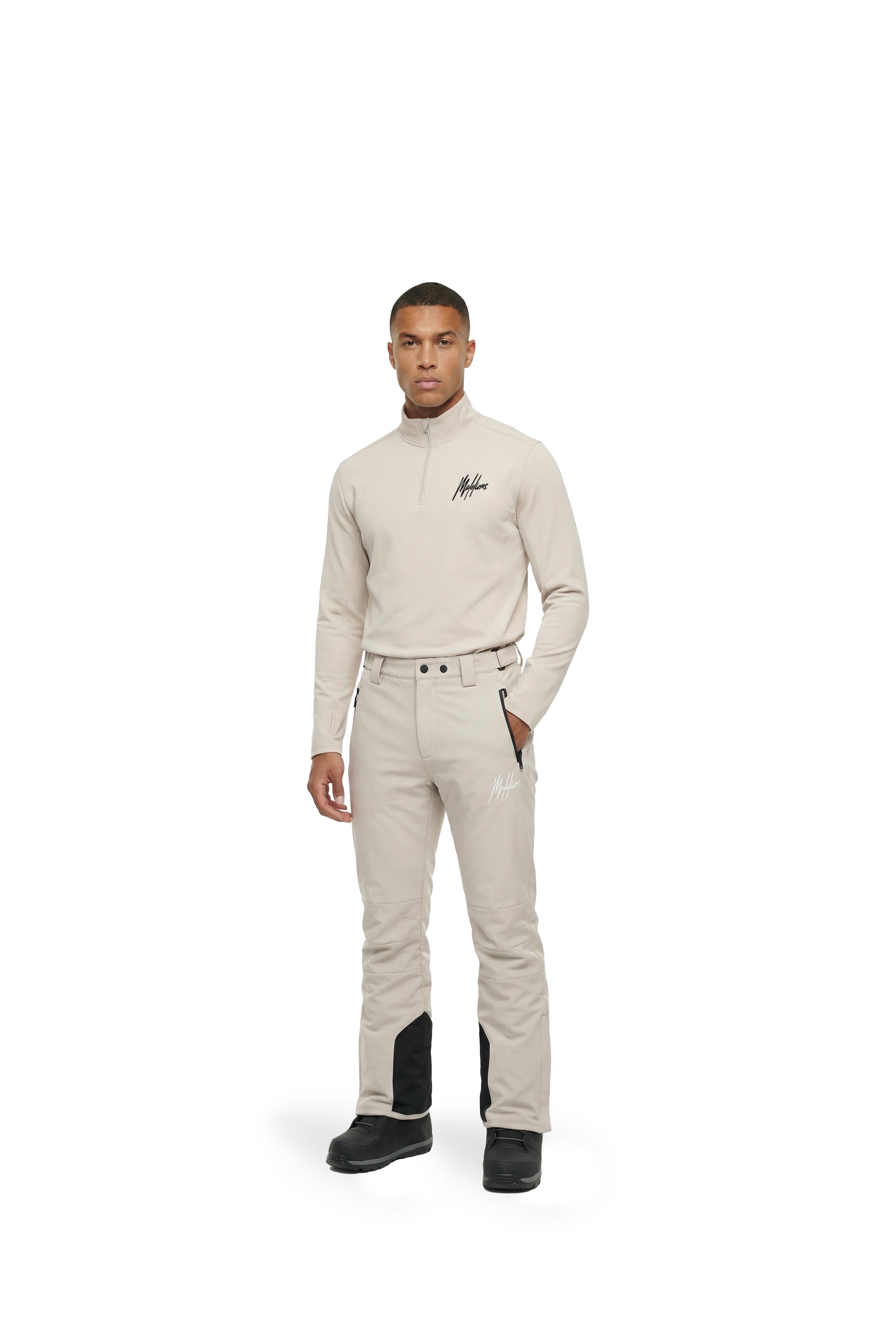 Malelions Men Ski Mogul Pants | Cream