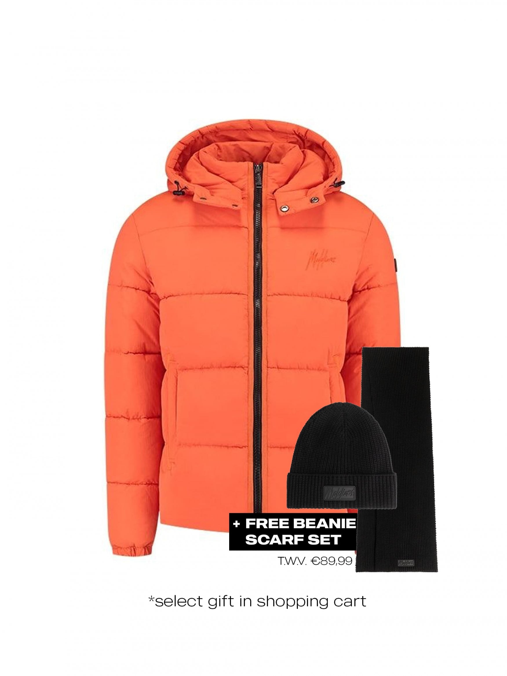  Malelions Men Donn Puffer Jacket 2.0 | Orange