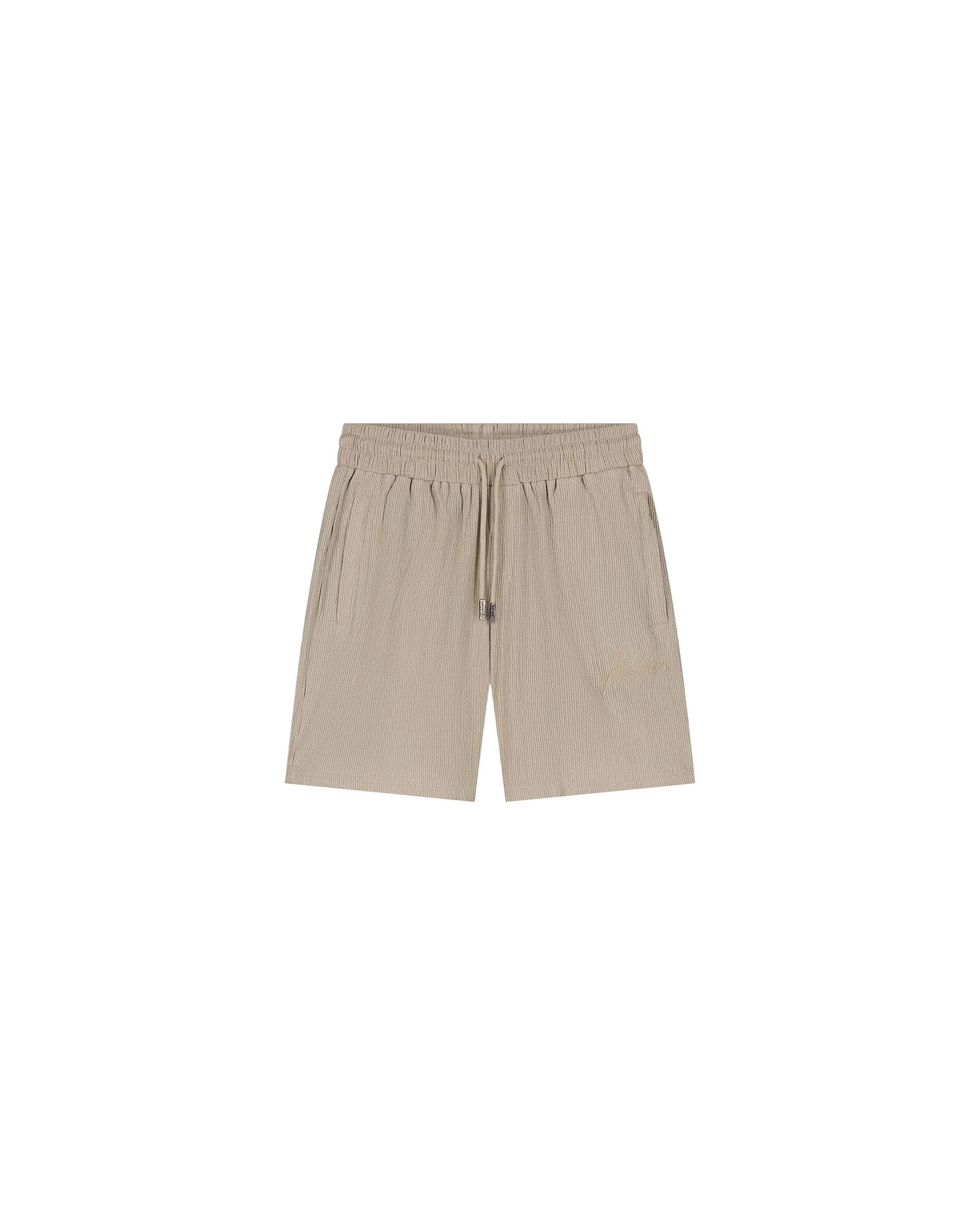Malelions Junior Clean Seersucker Shorts | Taupe