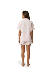 Malelions Women Seersucker Shirt | Soft Pink