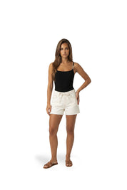 Malelions Women Knitted Charm Emblem Bodysuit | Black