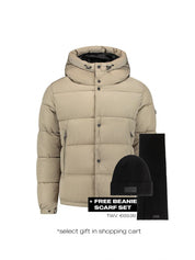 Malelions Men Arctic Puffer Jacket | Taupe