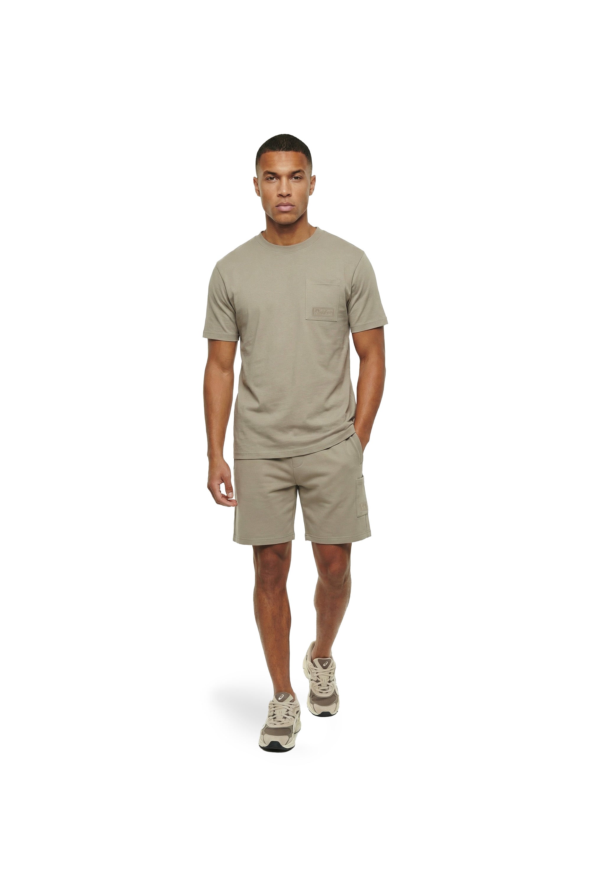Malelions Men Pocket Shorts | Light Taupe