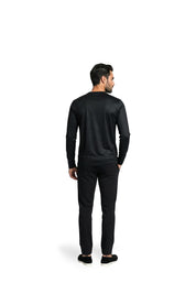 Malelions Premium Mercerized Cotton Longsleeve T-Shirt | Black