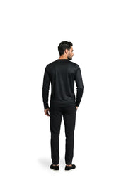 Malelions Premium Mercerized Cotton Longsleeve T-Shirt | Black