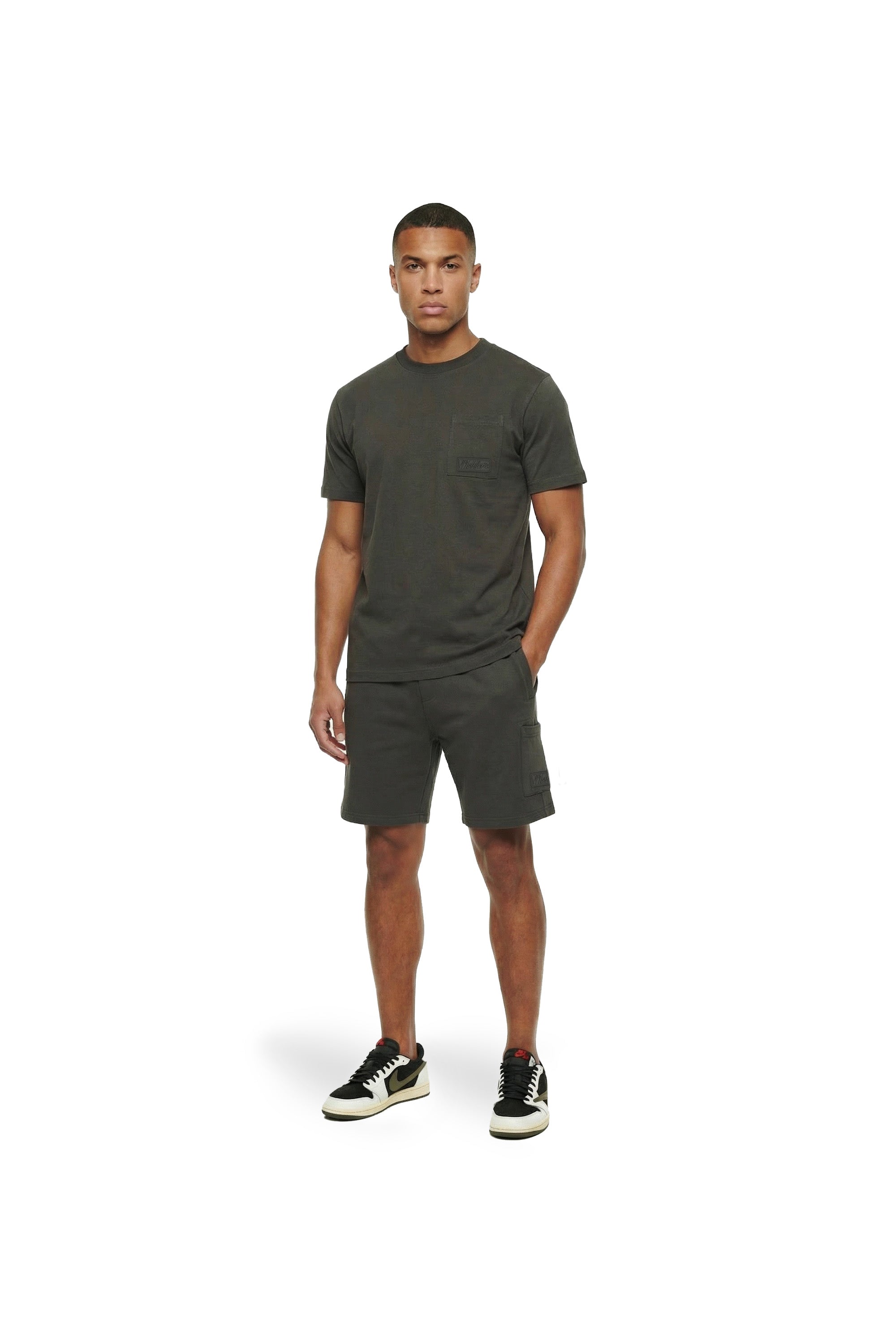 Malelions Men Pocket T-Shirt | Vintage Green