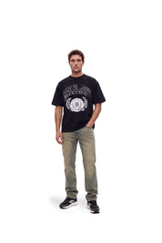 Malelions Men Community T-Shirt | Black
