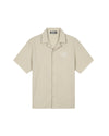  Malelions Men Diagonal Seersucker Shirt | Light Beige