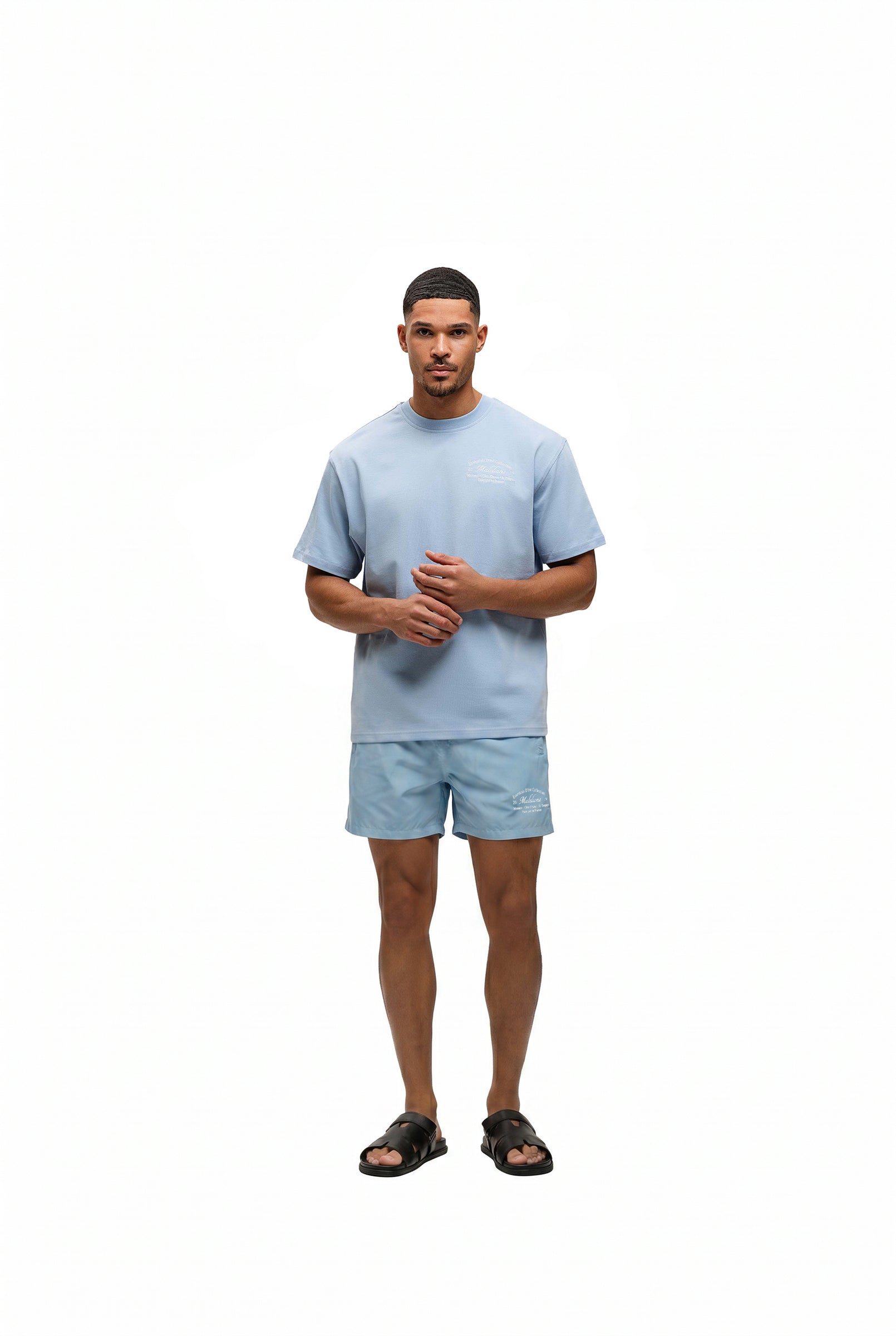 Malelions Men Marina Swim Shorts | Vista Blue