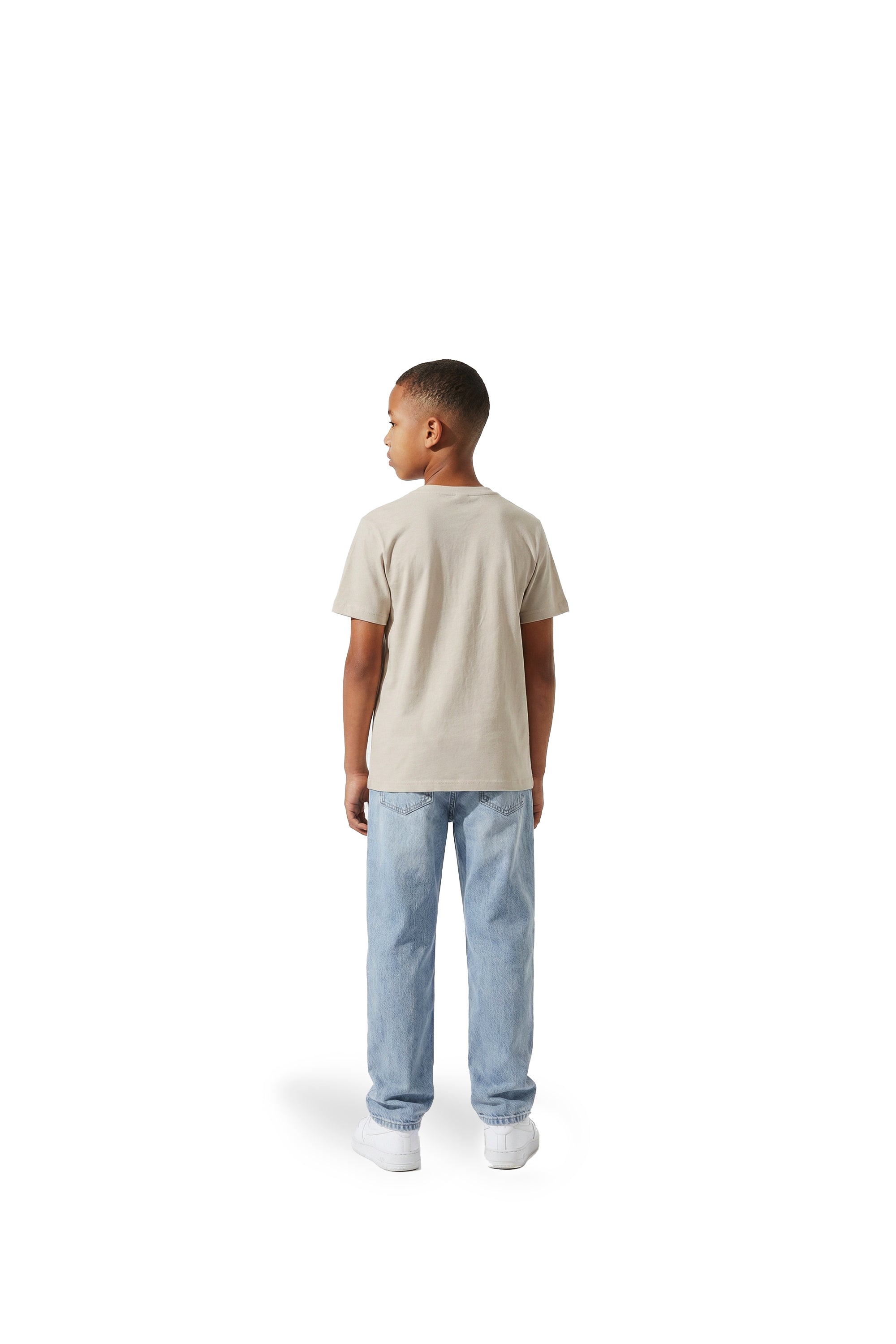 Malelions Junior Relaxed Interlock T-Shirt | Beige
