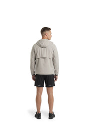 Malelions Sport Deuce Hooded Zip Jacket | Beige