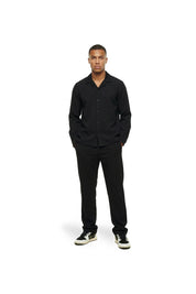 Malelions Men Emblem Seersucker Pants | Black