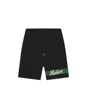 Malelions Men Captain Shorts | Black/Racing Green