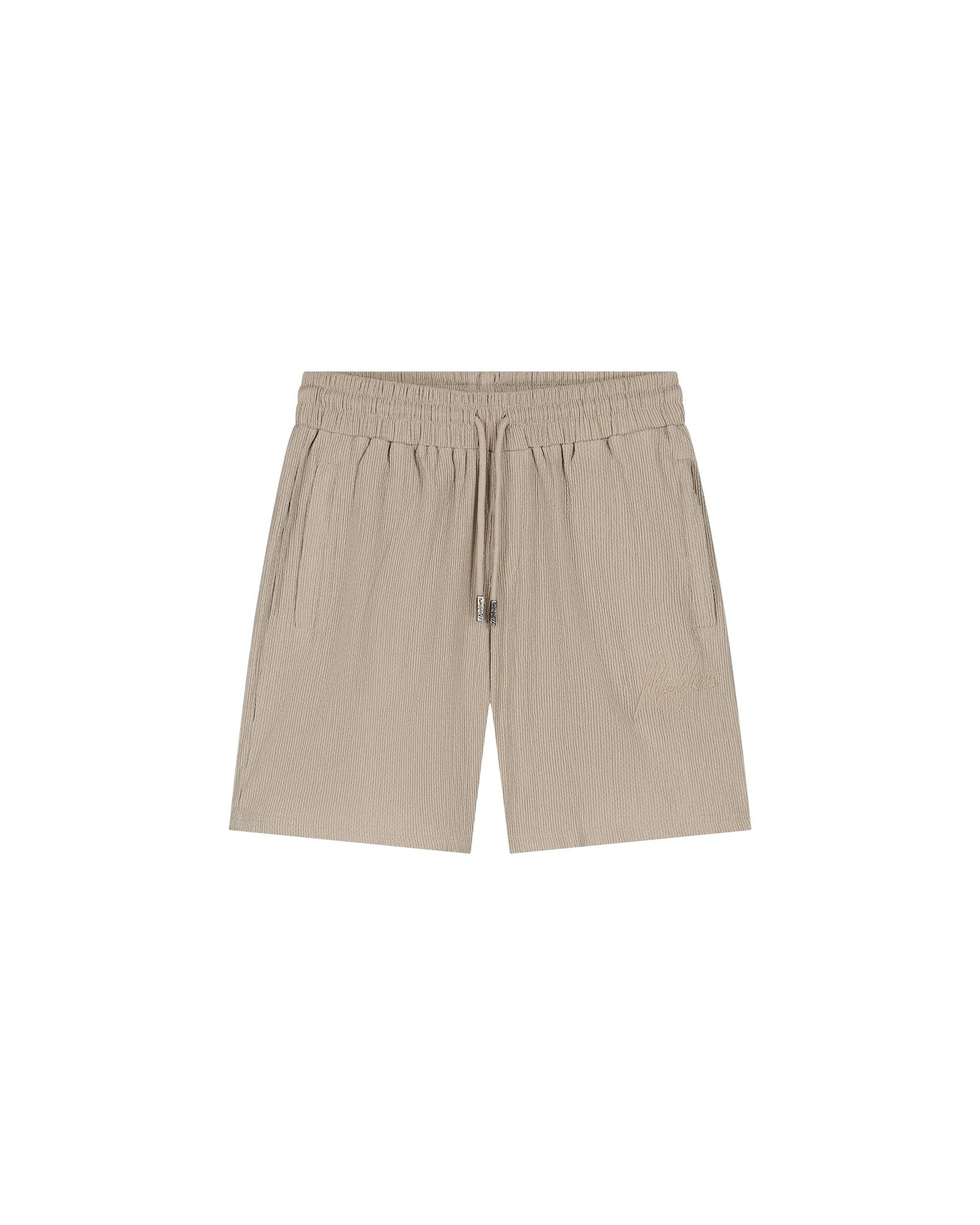 Malelions Men Seersucker Set | Taupe