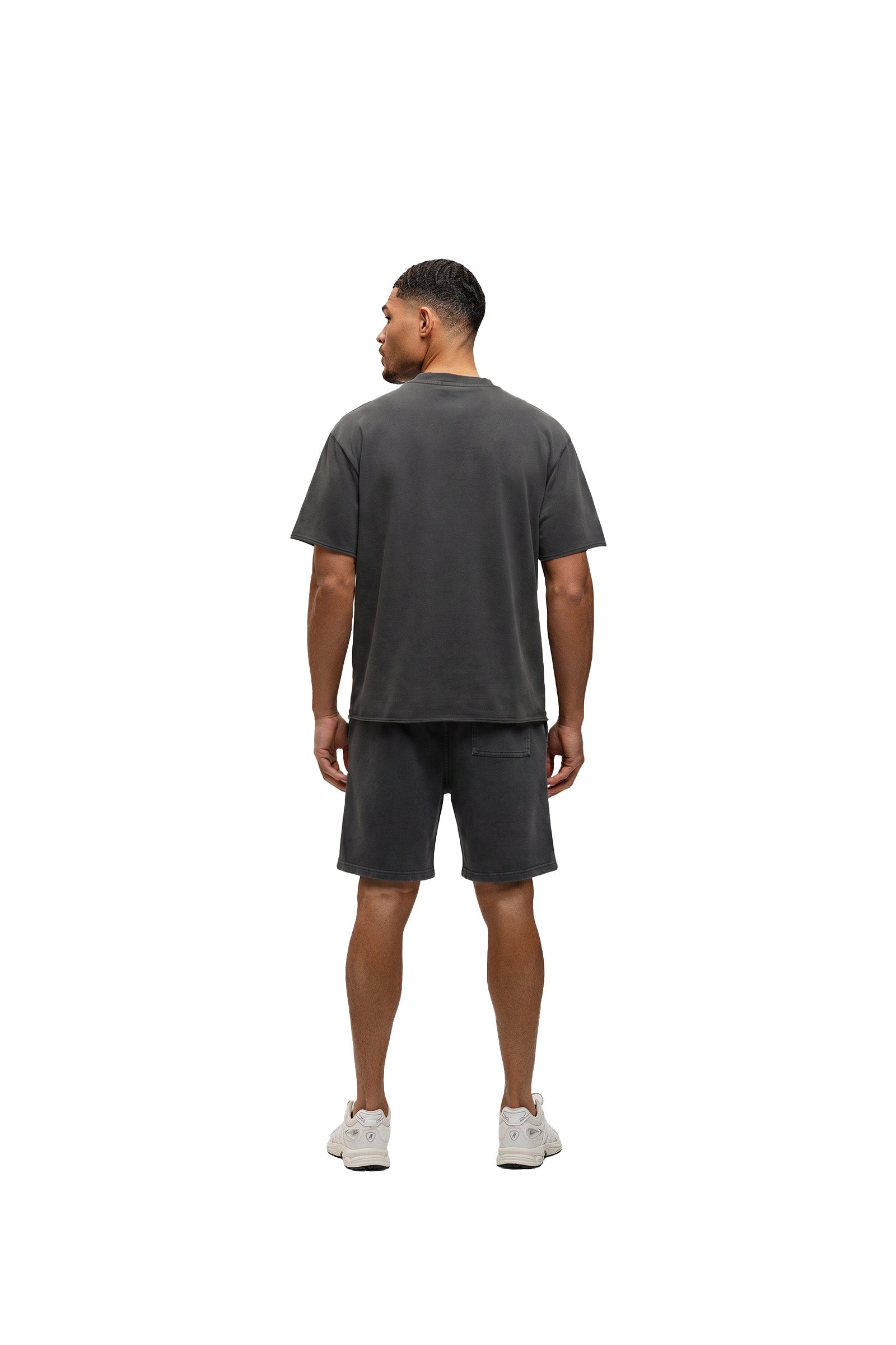 Malelions Men Heavyweight Applique T-Shirt | Acid Wash