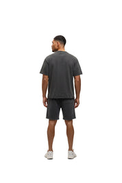 Malelions Men Heavyweight Applique T-Shirt | Acid Wash