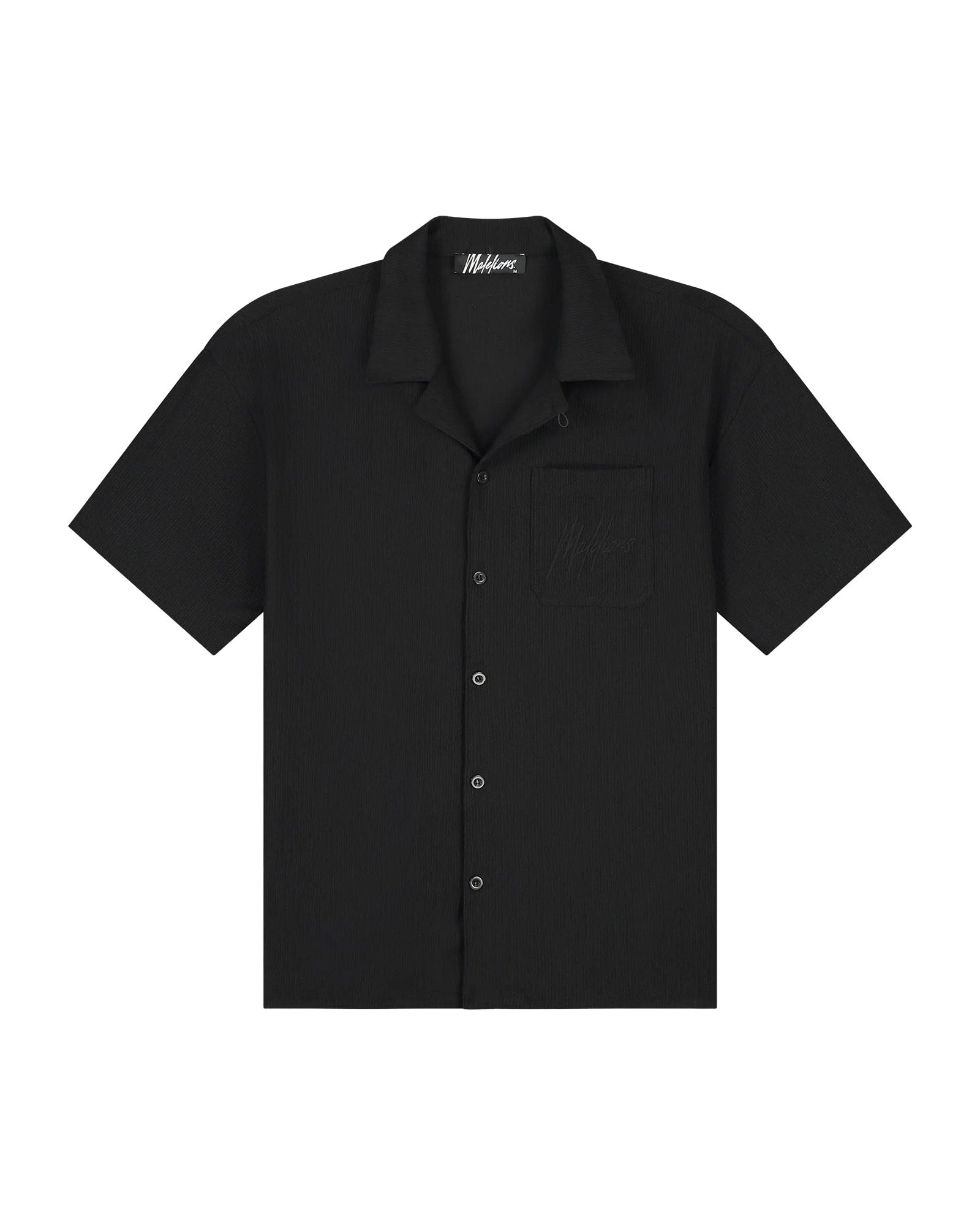 Malelions Men Seersucker Set | Black