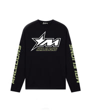Malelions Men Motocross Longsleeve T-Shirt | Black