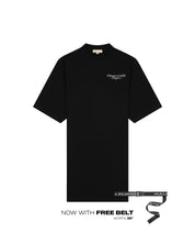 Malelions Women Golden Coast T-Shirt Dress | Black/White