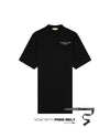  Malelions Women Golden Coast T-Shirt Dress | Black/White