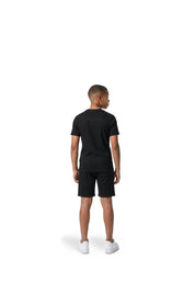 Malelions Junior Ribbed Script T-Shirt | Black