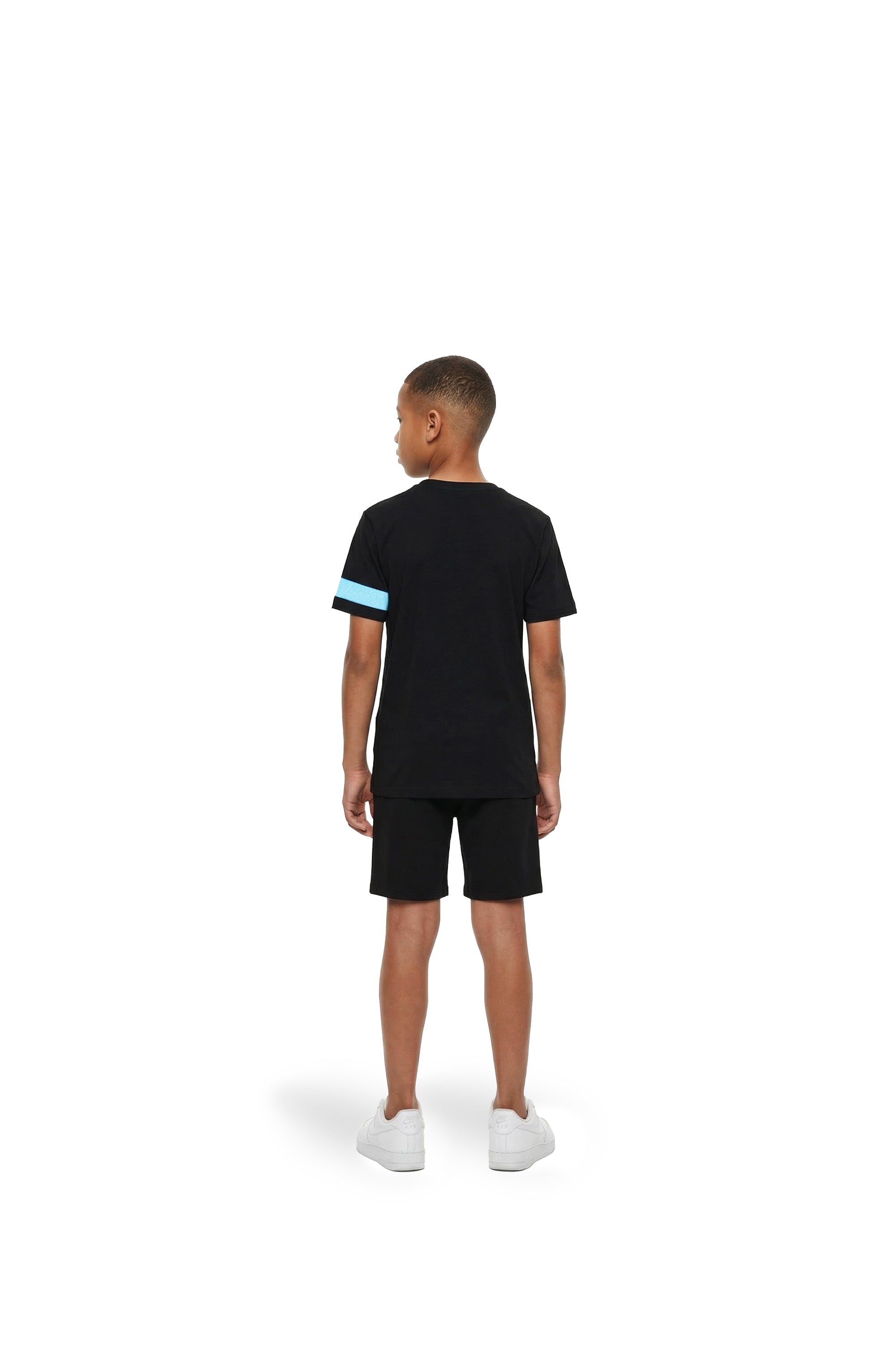 Malelions Junior Captain Shorts | Black/Blue
