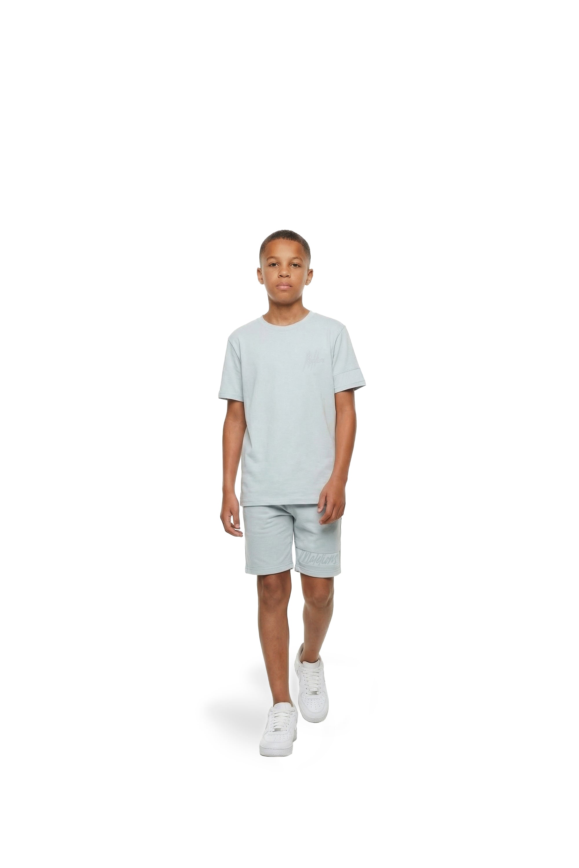 Malelions Junior Captain T-Shirt | Ocean Grey