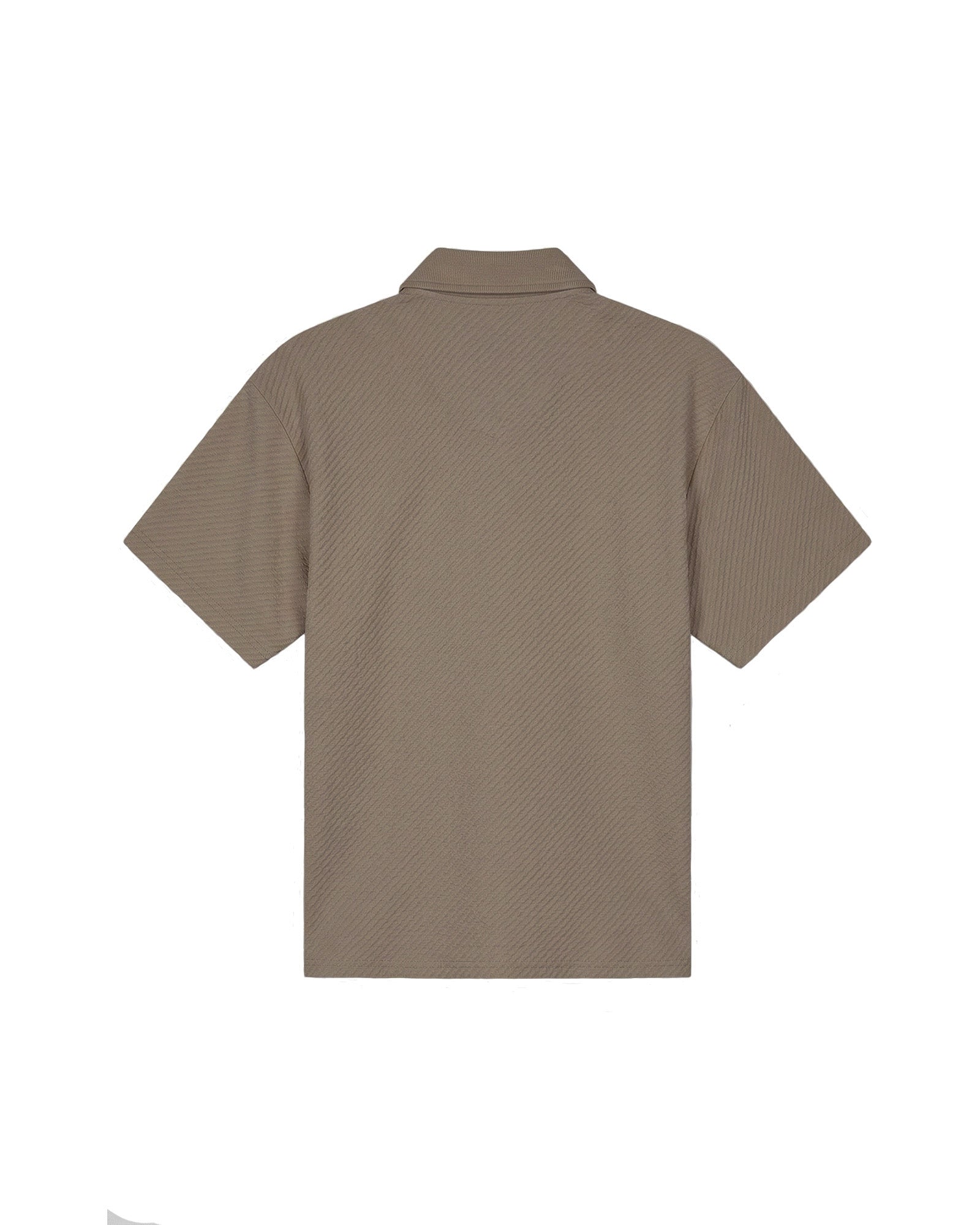 Malelions Men Diagonal Seersucker Shirt | Dark Sage