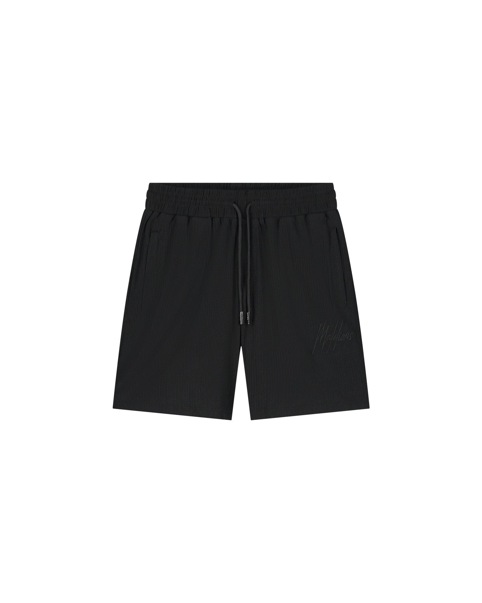 Malelions Men Seersucker Set | Black
