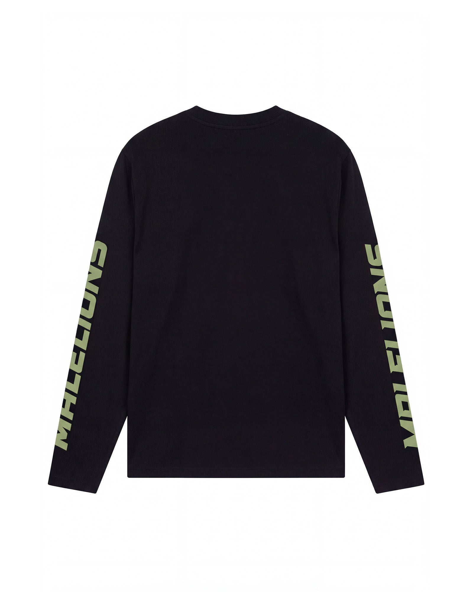 Malelions Men Motocross Longsleeve T-Shirt | Black
