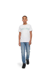 Malelions Junior Straight Washed Jeans | Light Blue