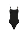  Malelions Women Charm Emblem Bodysuit | Black