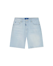 Malelions Men Straight Fit Denim Shorts | Light Blue