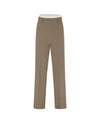  Malelions Women Pinstripe Pantalon | Sand
