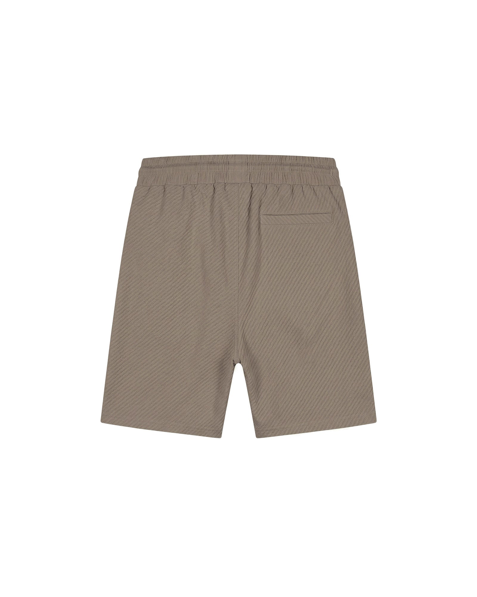 Malelions Men Diagonal Seersucker Shorts | Dark Sage