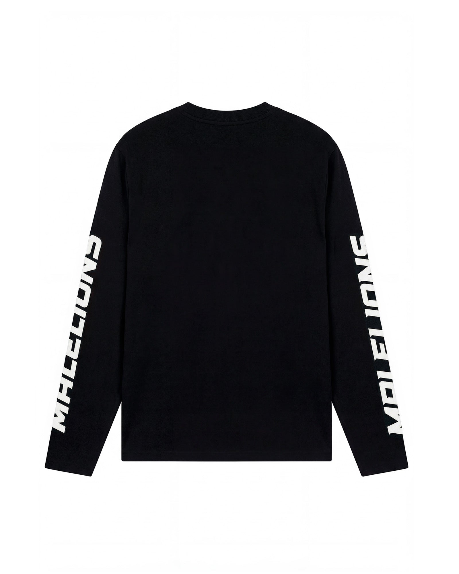 Malelions Men Motocross Longsleeve T-Shirt | Black